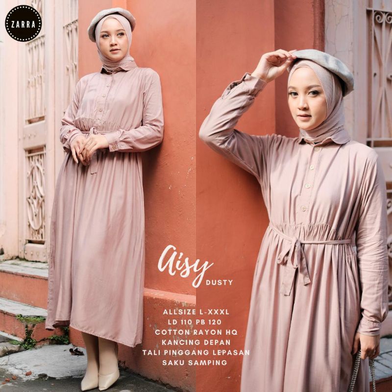 AISY GAMIS MIDI WANITA TERBARU BY ZARRA