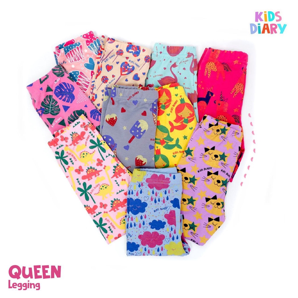 LEGGING ANAK PEREMPUAN MOTIF SABLON 7-10 TAHUN