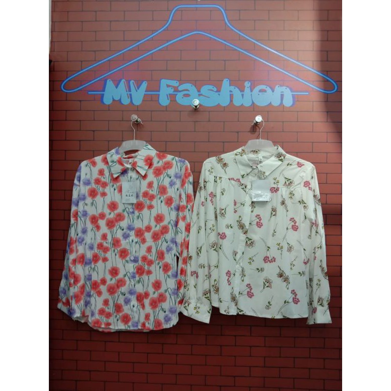 Kameja wanita Malianni premium import