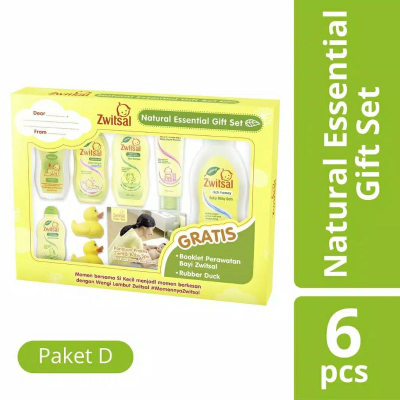 Paket Zwitsal Natural Essential Gift Set Box Kado Bayi-2
