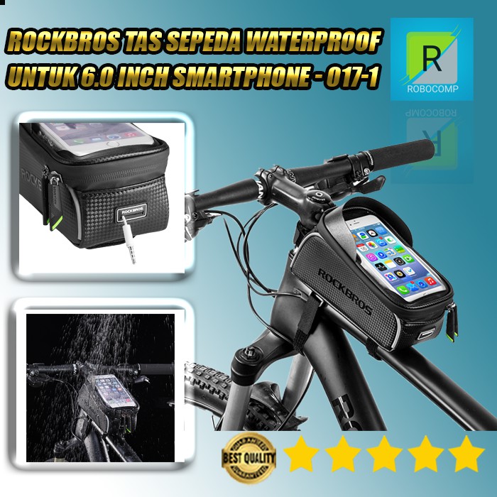 Tas Sepeda Waterproof untuk 6.0 inch Smartphone Rockbros - 017-1