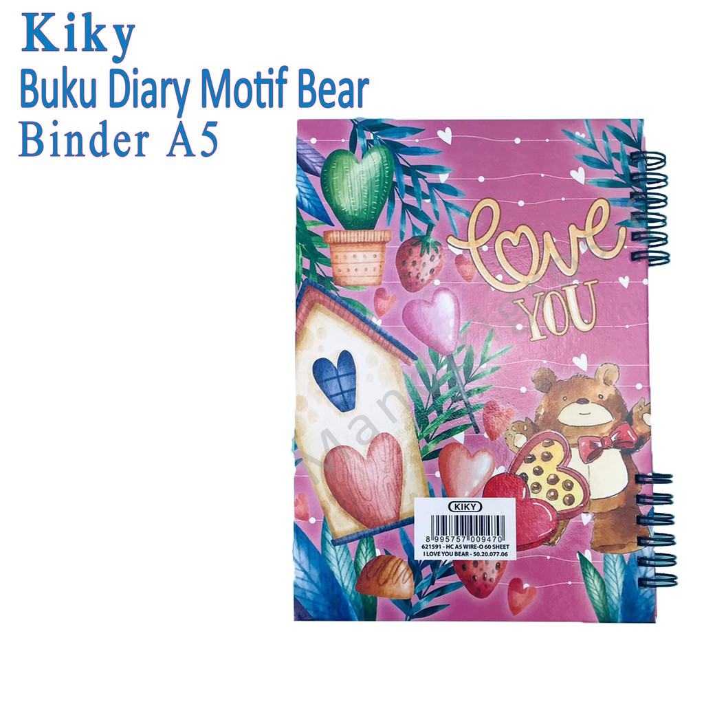 Buku * Motif Bear * Kiky * 621591-A5