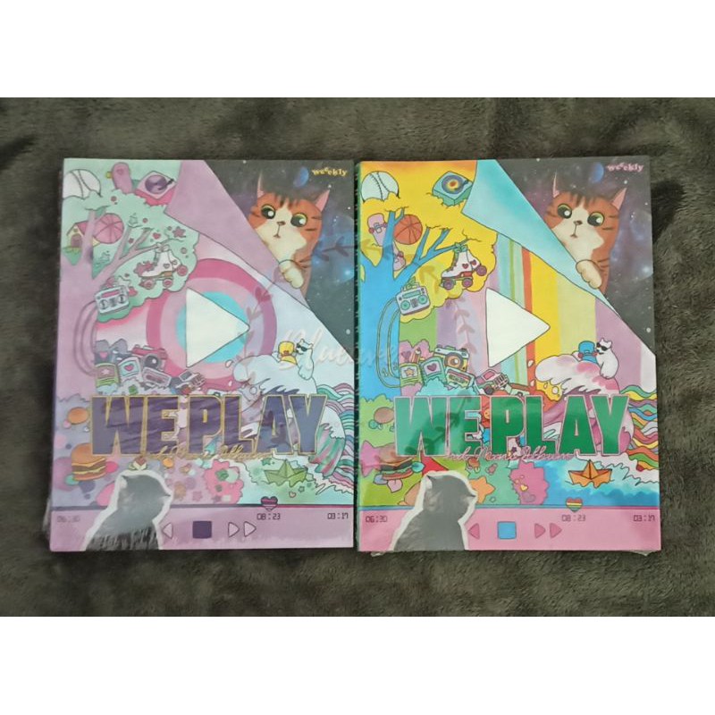 [READY STOCK LAGI] weeekly - we play 3rd mini album sealed dan album only pc benefit makestar
