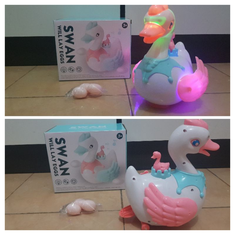 Mainan Angsa Bertelur Swan Will Lay Eggs