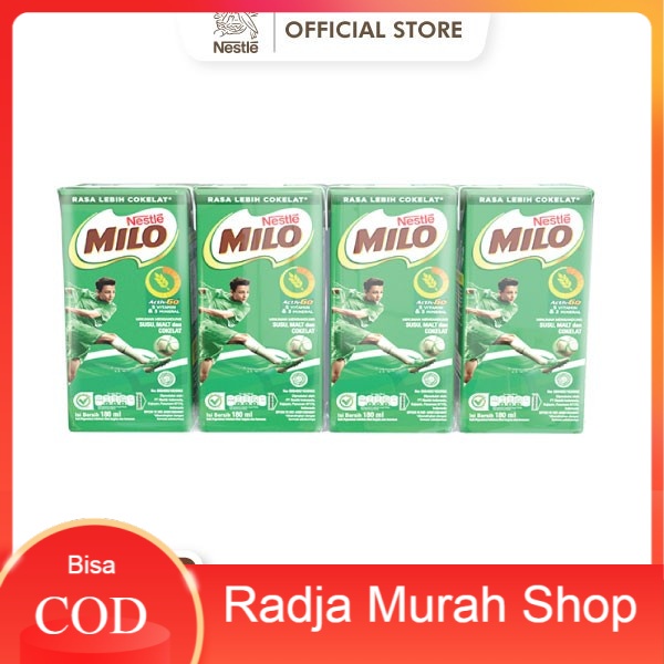 

MILO ACTIV-GO Minuman Mengandung Susu dan Cokelat UHT 180ml Multipack