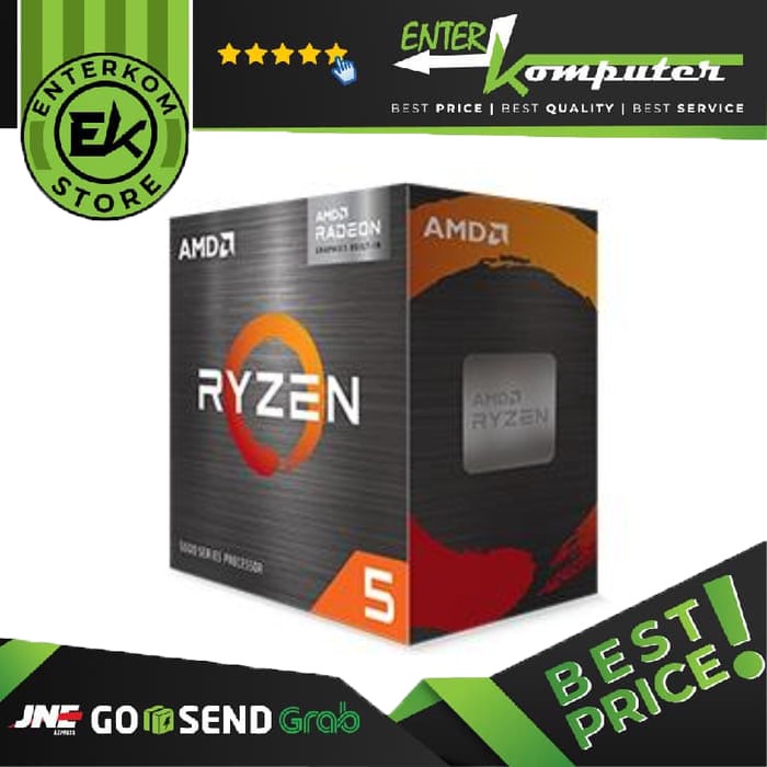 AMD Ryzen 5 5600G 3.9Ghz Up To 4.4Ghz Cache 16MB 65W AM4 [Box]