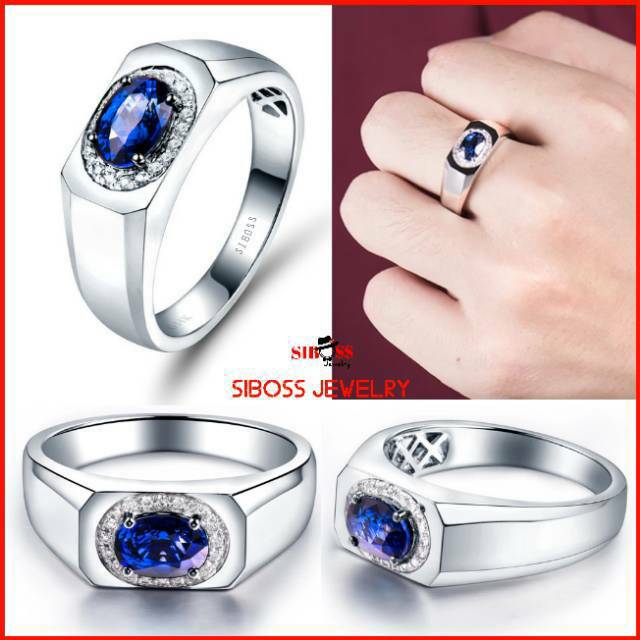 Cincin pria PERAK 925 ASLI sbs002