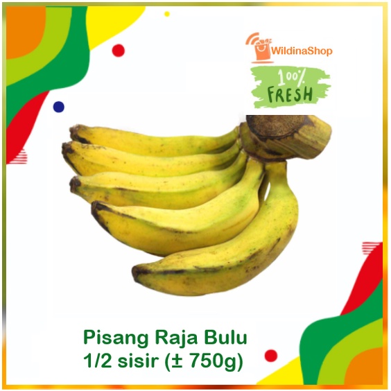 

Pisang Raja Bulu / 750 gr