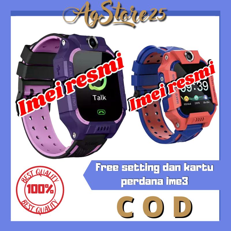 [Jam Imo] Smartwatch Jam Tangan Anak Laki-laki Perempuan Imoo Aimo Imo Z6 Anti Air IMEI Terdaftar Du