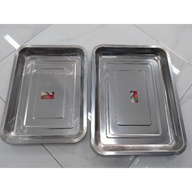 Loyang kue / baking tray / tray serbaguna/ Loyang stainless steel bahan tebal