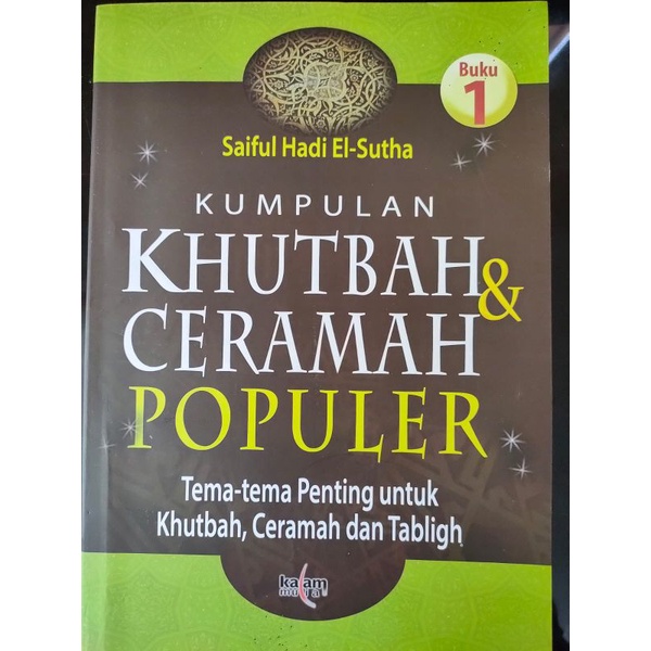 

[ORIGINAL] Buku Kumpulan Khutbah & Ceramah Populer oleh Saiful Hadi El-Sutha