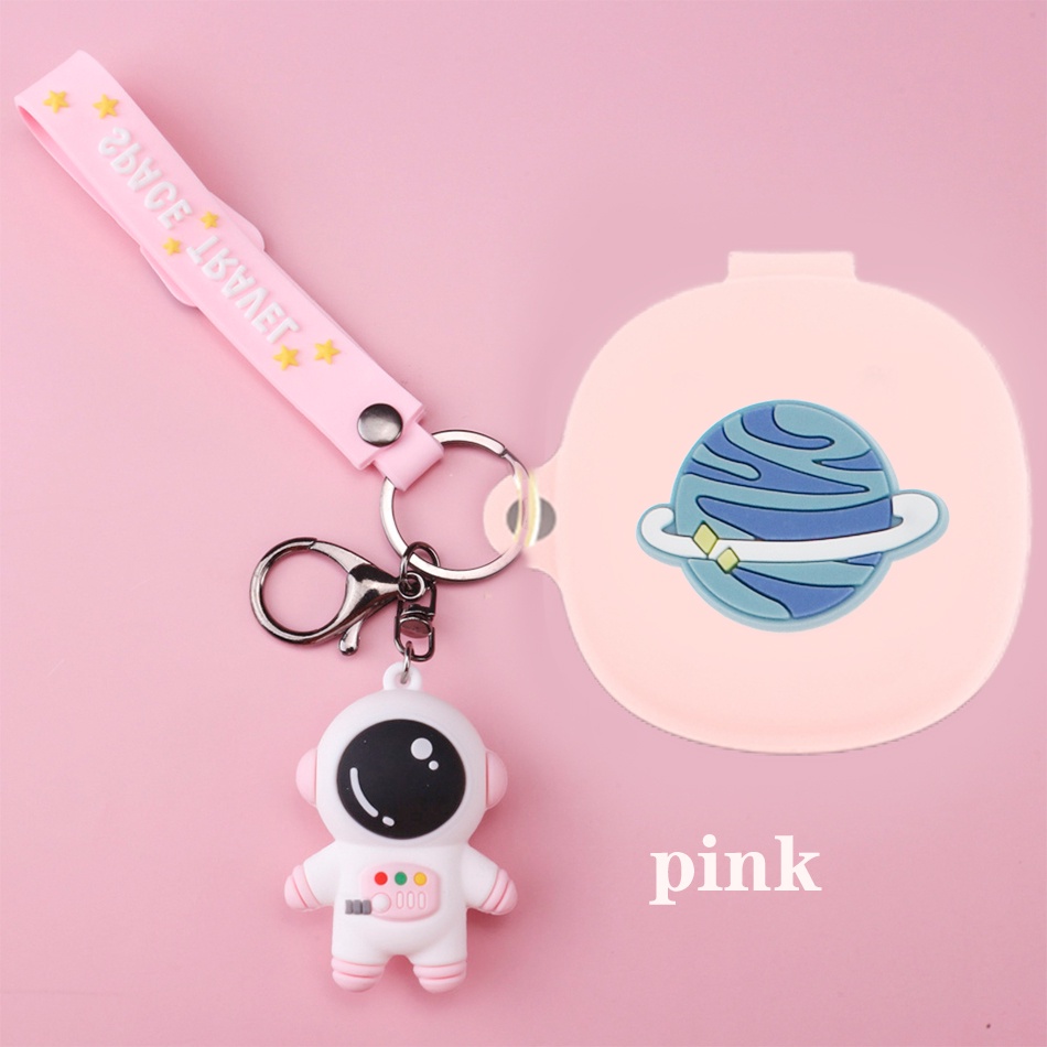 Baseus Encok WM01 Soft Case Silikon Motif Kartun Astronot Untuk Earphone Bluetooth Baseus WM01