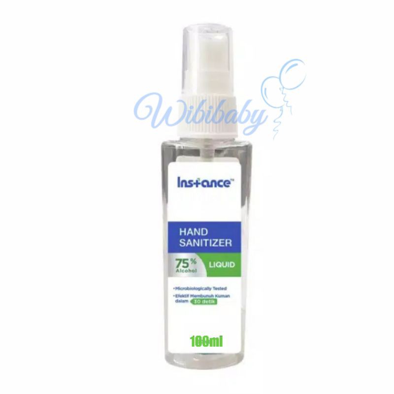 Instance Spray Hand Sanitizer 100ml (Alkohol 75%) Food Grade