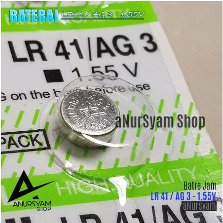 Baterai batrei LR41 / AG3 / LR 41 /AG 3 / SR41 / SR 41 / L736F batrei kancing murah LR41 Lr41