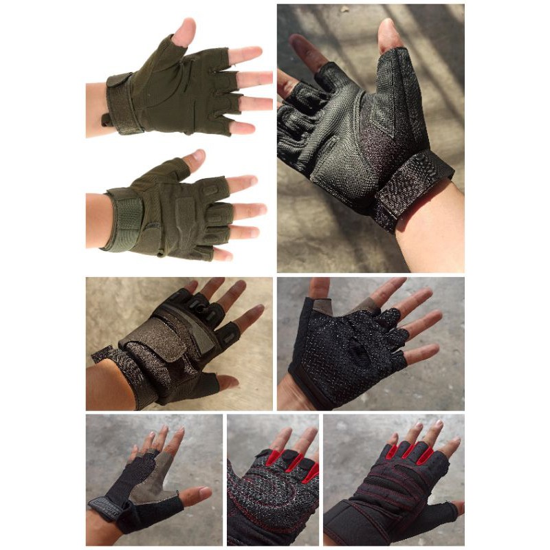 MPro Sarung tangan motor sepeda gym anti slip sport fitness fitnes angkat berat pc016 taffsport jnp