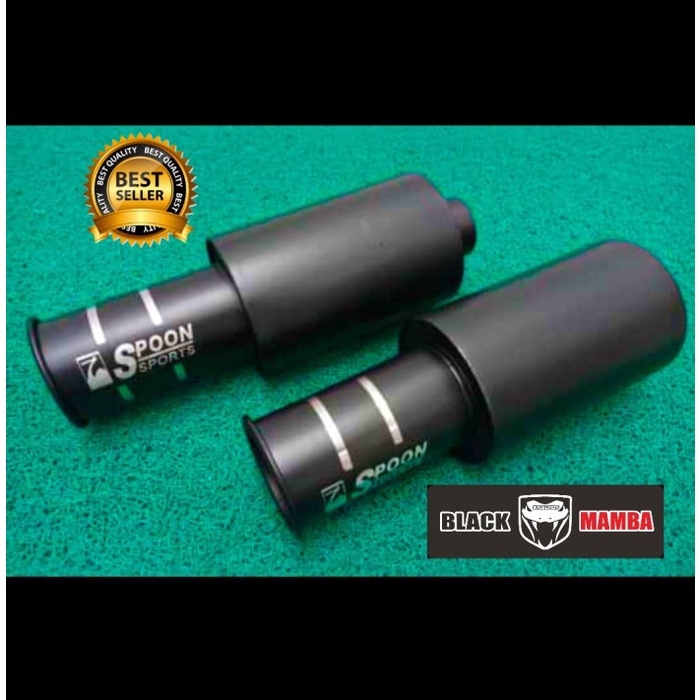 Knalpot Mobil Spoon Sport Muffler Black Doff