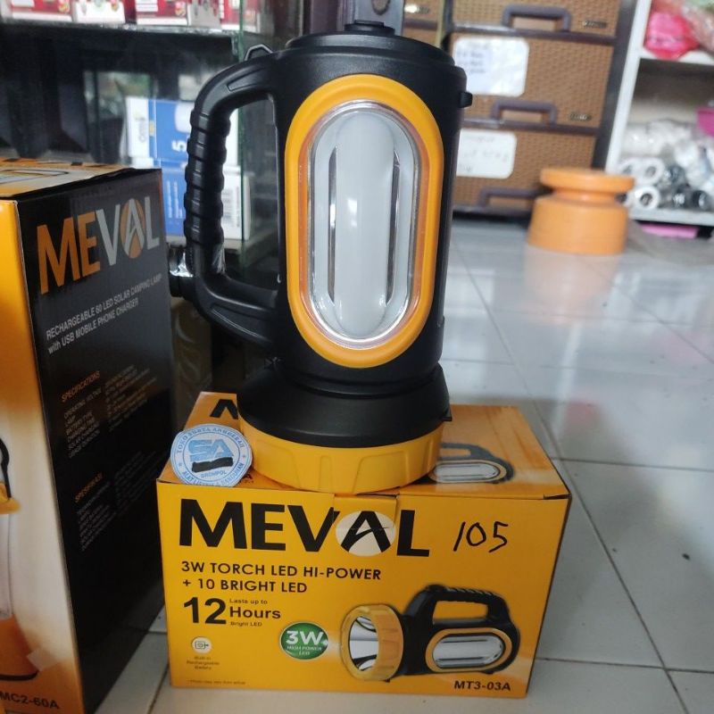 Lampu Emergency Berkwalitas bagus + senter meval