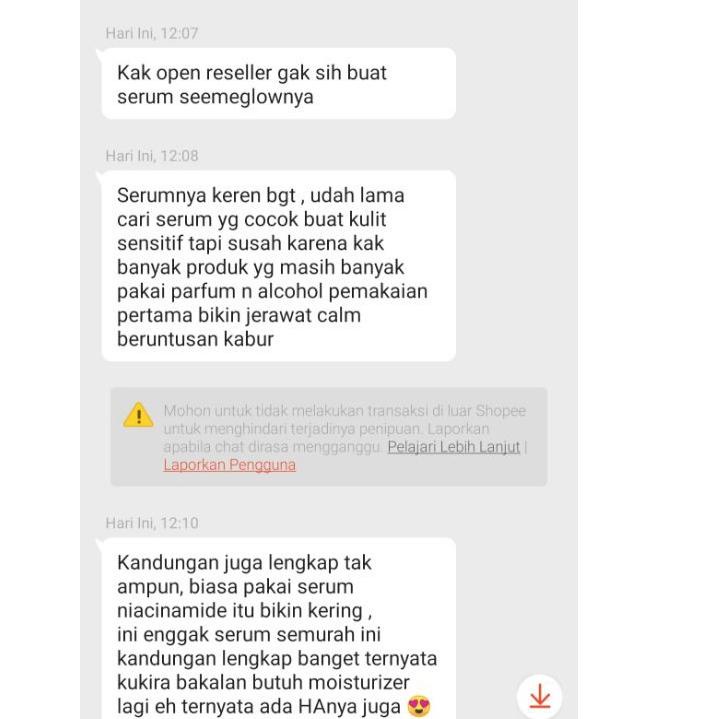 ✅BestSeller seemeglow Glowing Serum Niacinamide 10% + Centella #DISKON