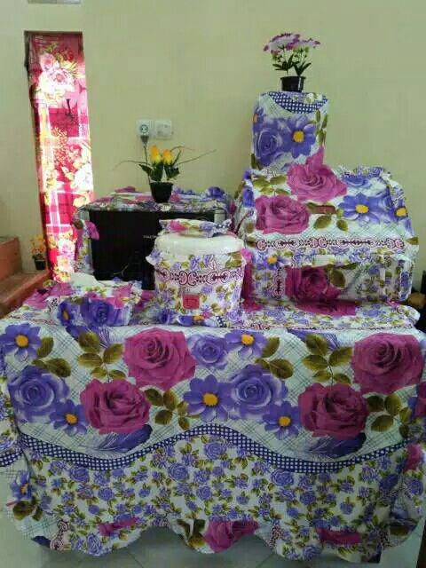 Sarung Kitchen Set | Lapis Busa 5mm | Meja 4 Kursi