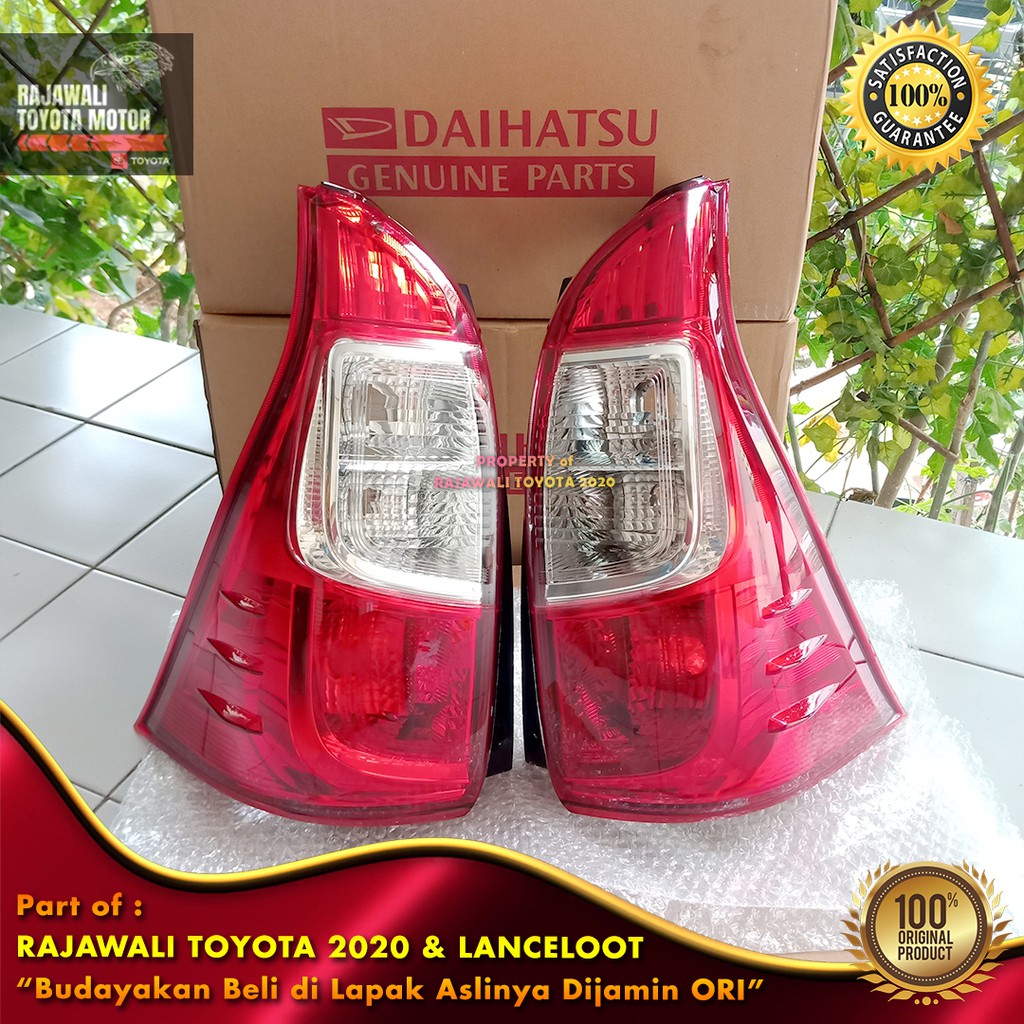 Lampu Belakang Stoplamp Kiri Kanan Grand New Avanza & Great Xenia 2016-2018 Original Genuine Astra (