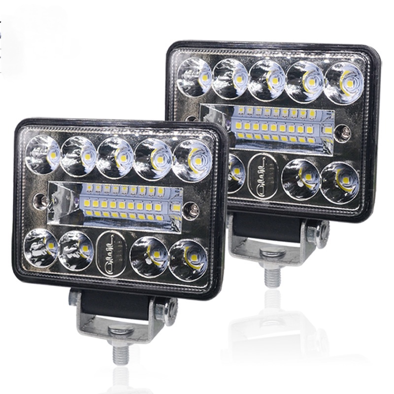 2 Pcs 12V 54W Wrok Lampu LED Bar LED Lightbar 3030 LED 18SMD untuk Truk Traktor SUV 4X4 Mobil Lampu LED Lampu Tempat