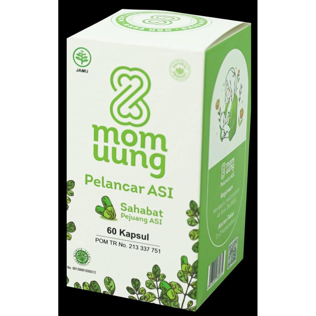 MOM UUNG ASI Booster 60 kapsul Kelorcap MOMU UNG Herbal