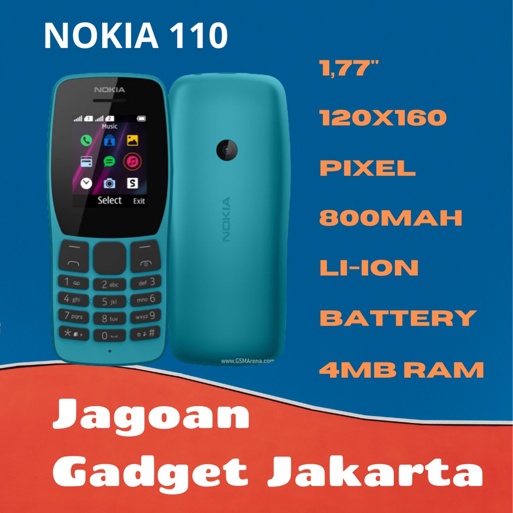 Hp Nokia 110 Handphone Baru Original Garansi Resmi