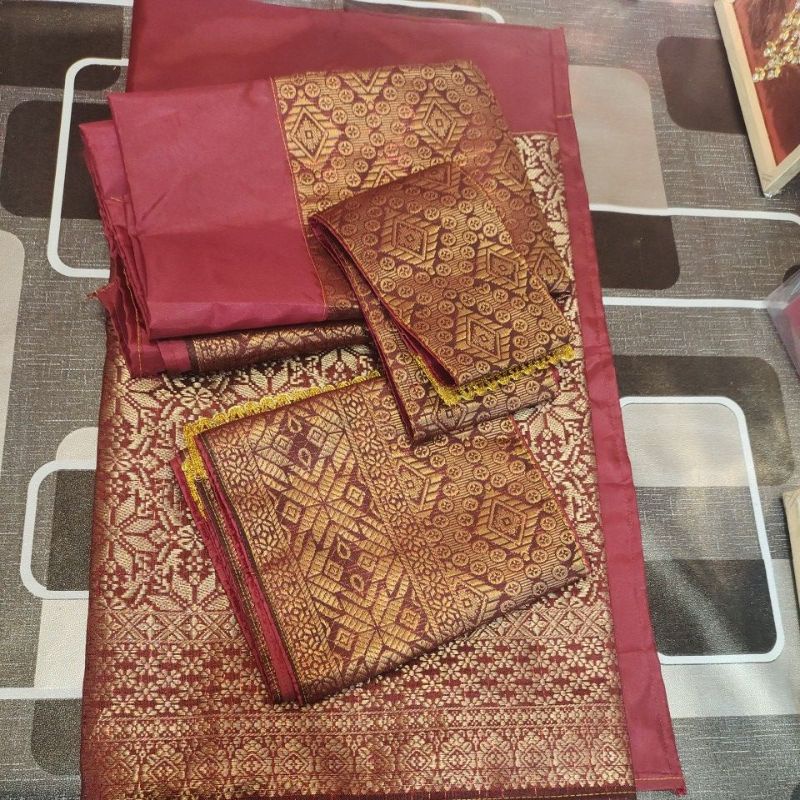 songket penganten spasang cewek cowok