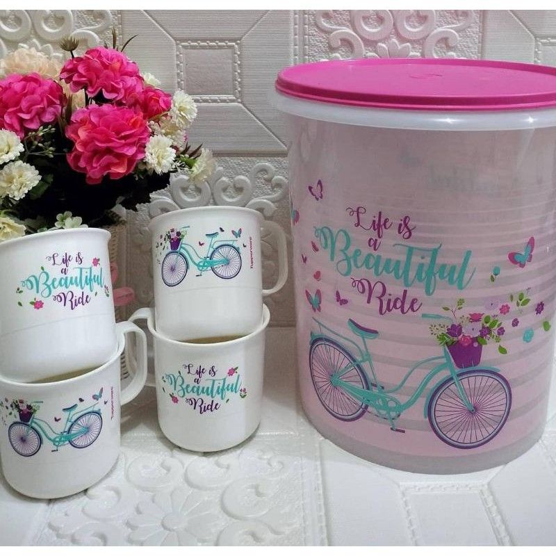 giant canister bicycle, mug bicycle