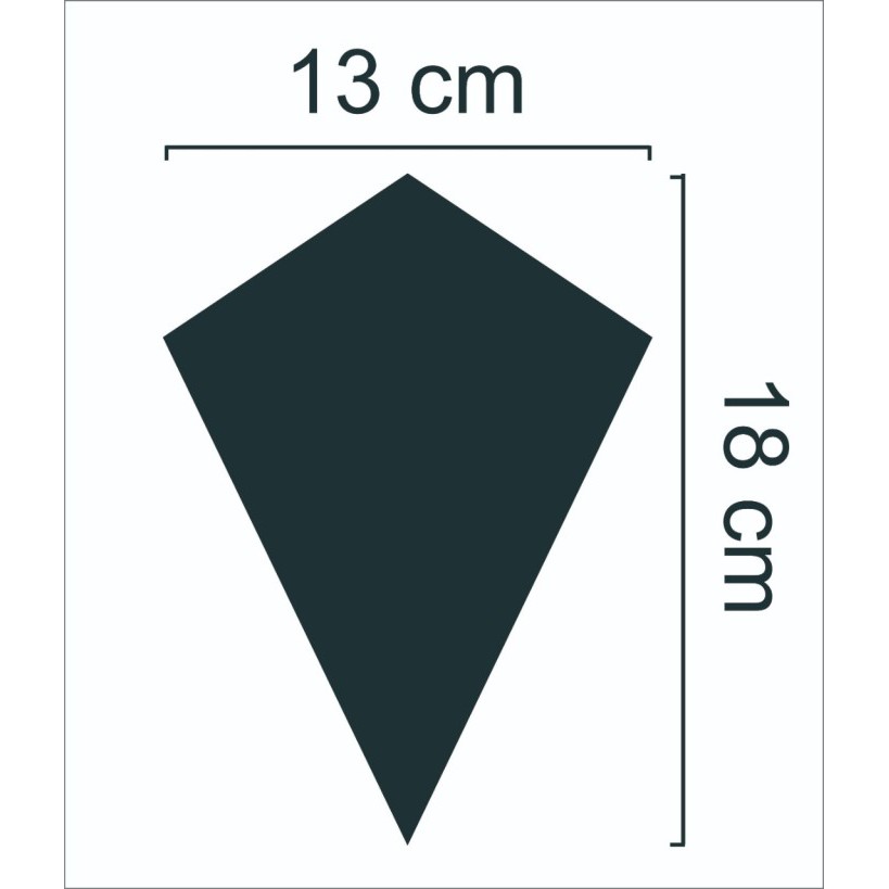 Kaca Dinding Acrylic LAYANGAN Impor 1 Set Isi 4 MB895