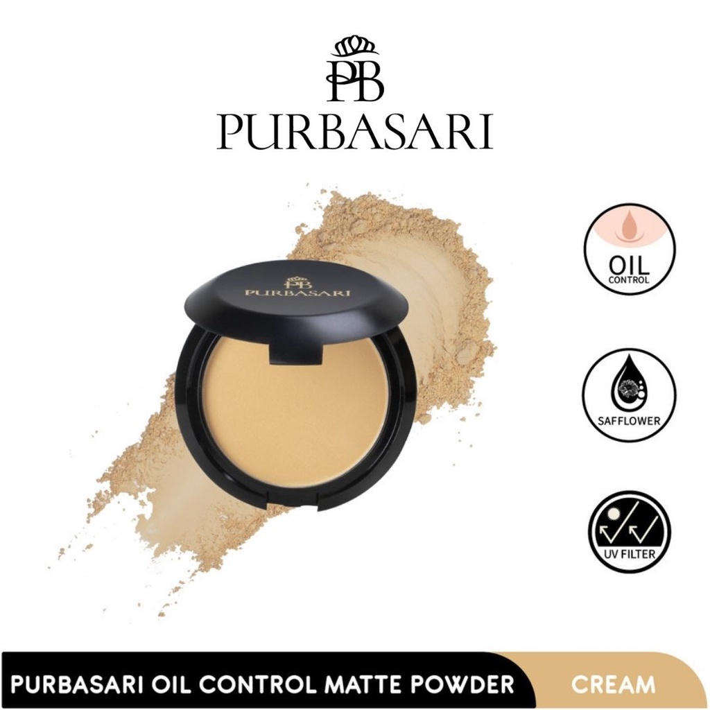 BEDAK PURBASARI OIL CONTROL MATTE POWDER / PURBASARI OIL CONTROL MATTE POWDER 12GRAM