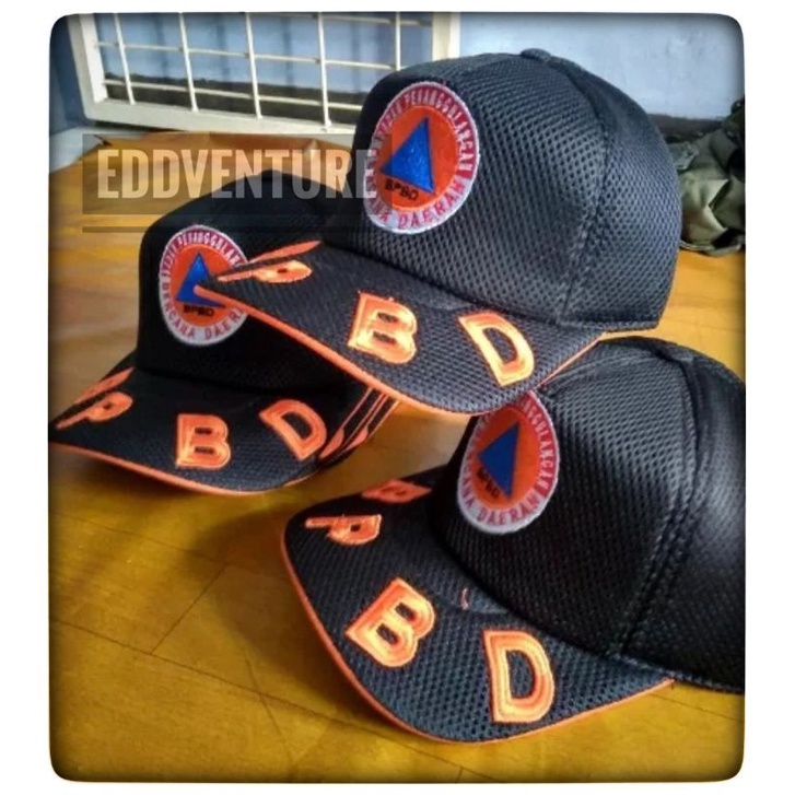 Topi BPBD / Topi Bordir BPBD / Topi Full Bordir BPBD / Topi Kasual BPBD / Topi Lapangan BPBD / Topi Kerja BPBD