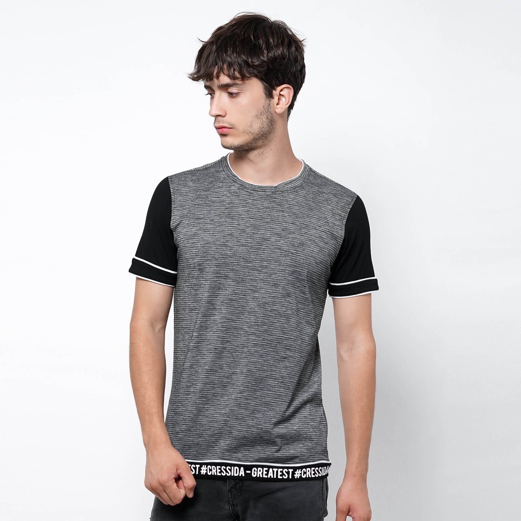 BB Baju Cowok CRESSIDA Kaos Cowok Slimfit Kaos Pria Keren