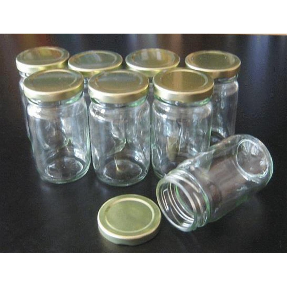 BOTOL / TOPLES / JAR KACA SAMBAL SAMBEL BUMBU SELAI CAKE 330ML  Grosir