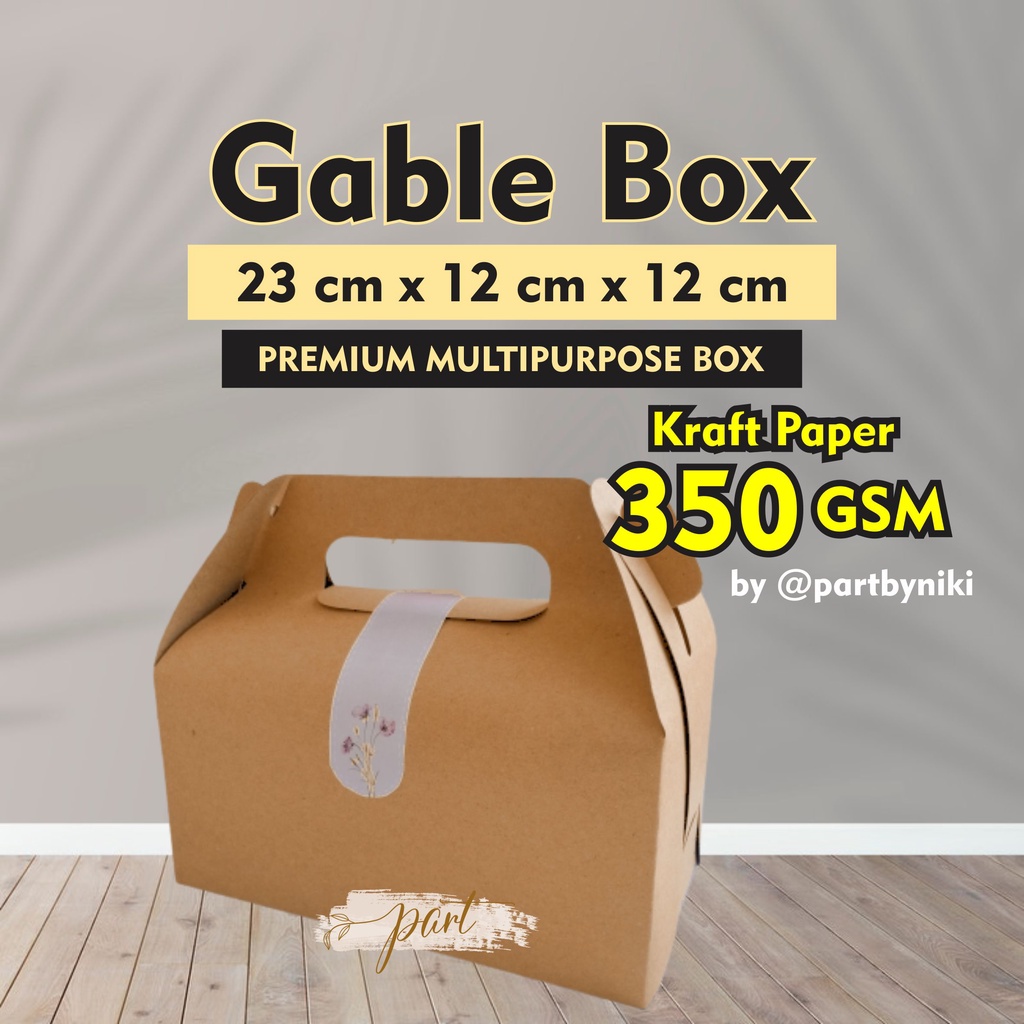 

Gable Box Uk. 23 x 12 x 12 cm