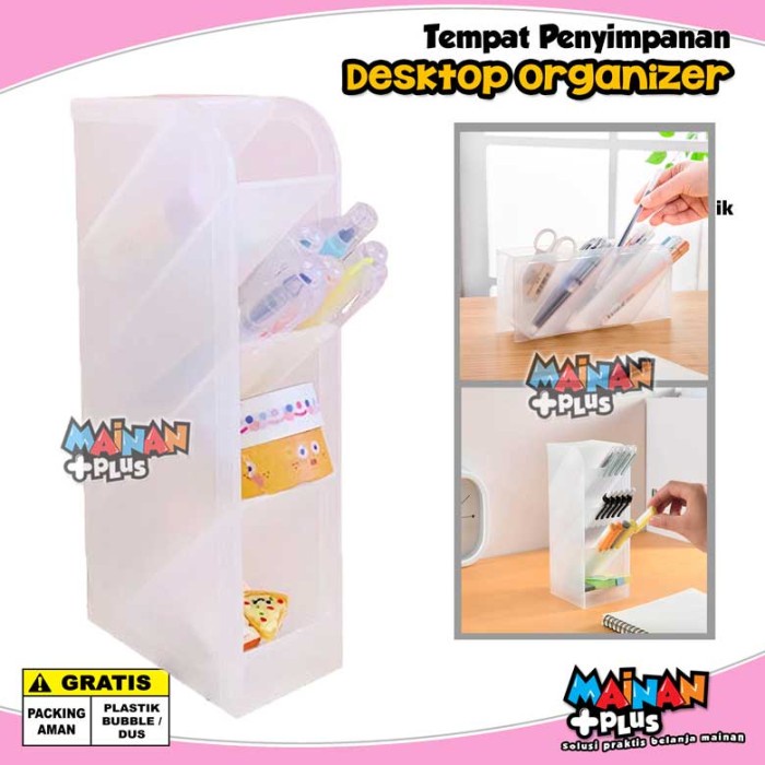 

Produk Tempat Pensil Spidol Sendok Kuas Make Up Alat Tulis Desk Organizer Berkualitas