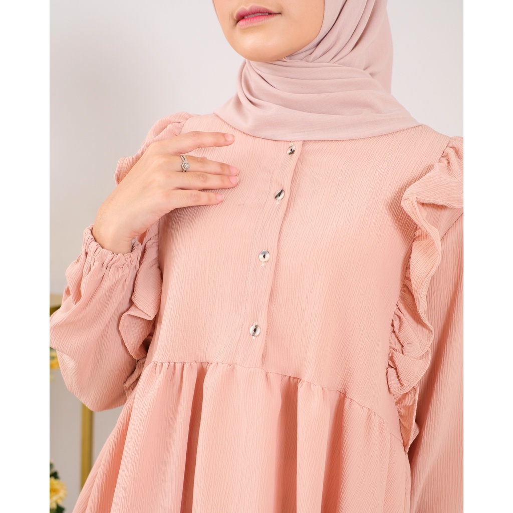 Blouse Shaura / Blus Wanita Jumbo / Blouse Wanita Jumbo Ld 120 / Baju Atasan Wanita Kekinian