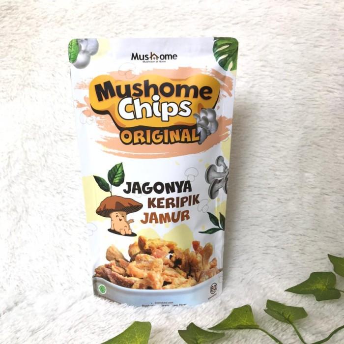 

Mushome Chips Keripik Jamur Tiram Vegan & Vegetarian Best Seller