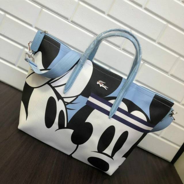 Lacoste Tote bag + Selempang Disney Mickey Mouse