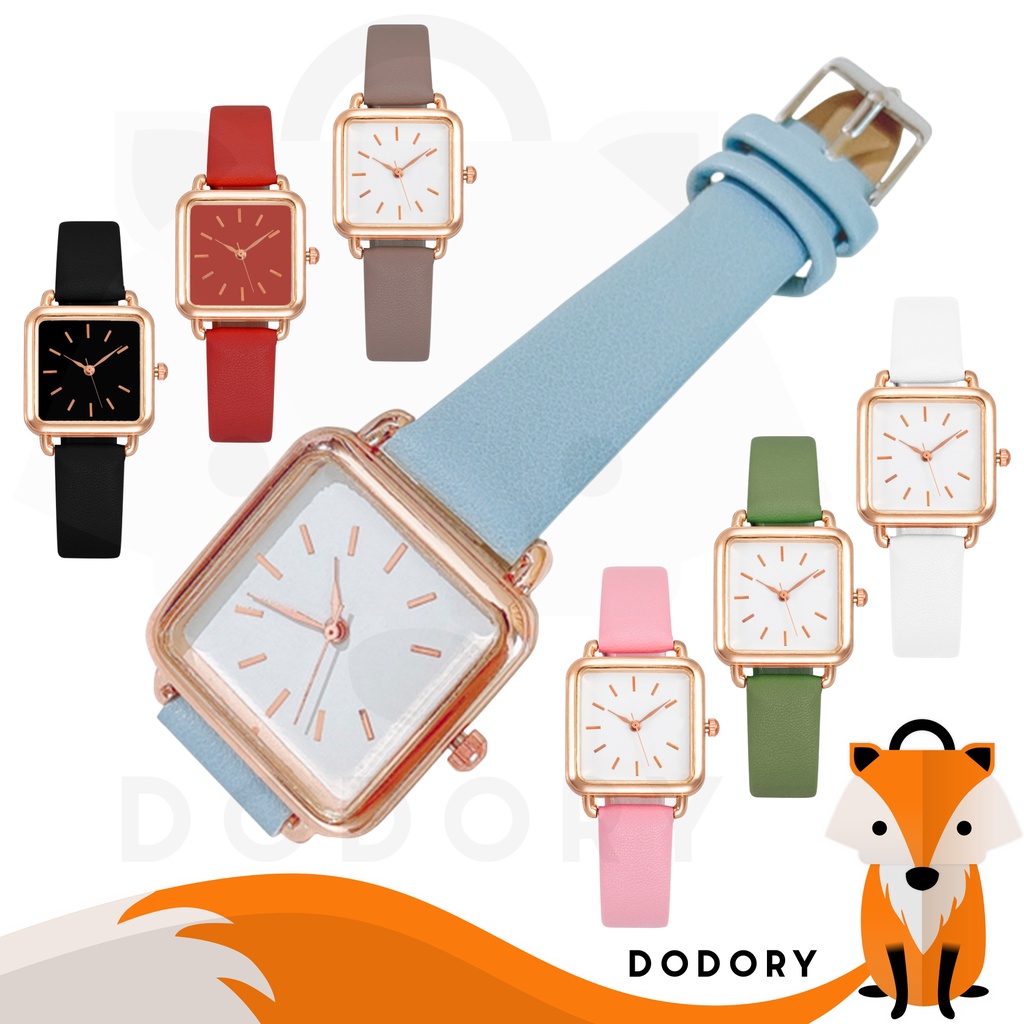 DODORY J182 Jam Tangan Analog Petak Casual n Fashion Jam Tangan