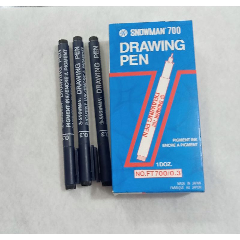 

ECER Drawing Pen Snowman Ft 700 permanen 0.2 0.3 0.4 0.5 0.6 0.7 0.8