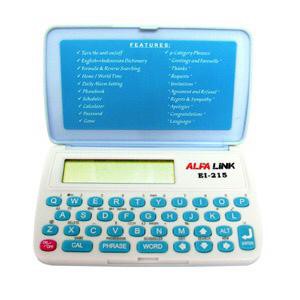 Dijual Alfalink EI 215   Kamus Elektronik Alfalink EI 215 Limited