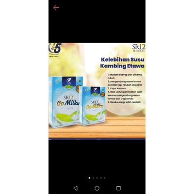 

GoMilku SR12 /Susu Kambing Etawa /