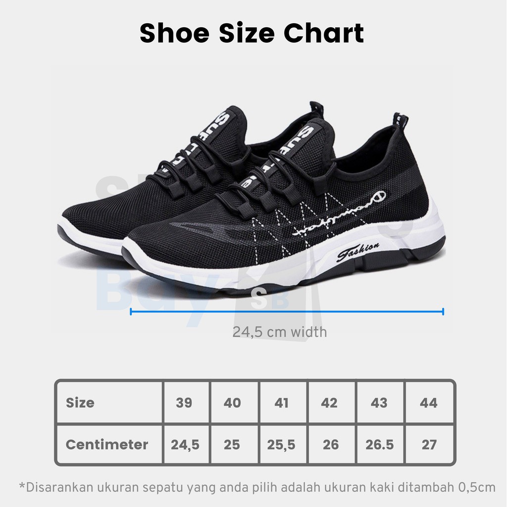 [SB] MS-01 Sepatu Import Sneakers Pria Import Running Shoes Casual Fashion Sepatu Kasual