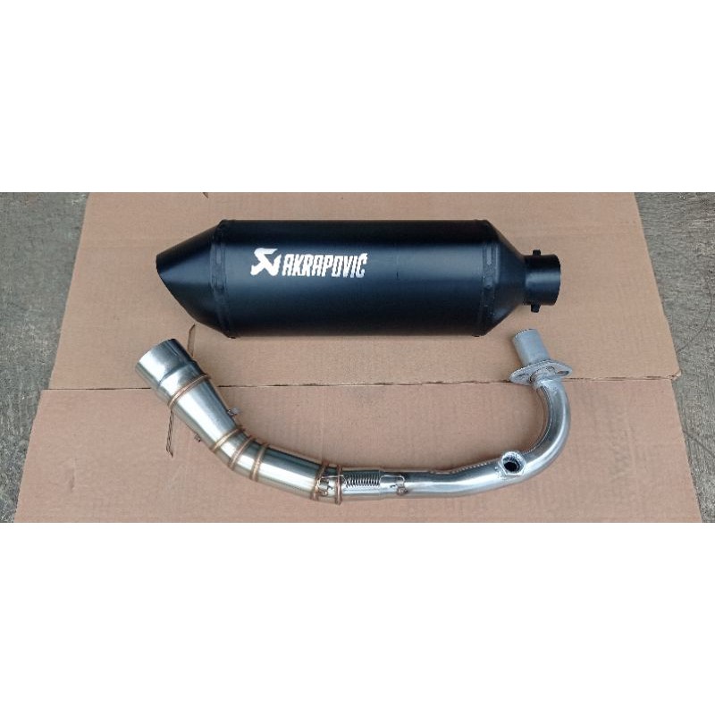 Knalpot black dop Vespa Matic sprint, primavera