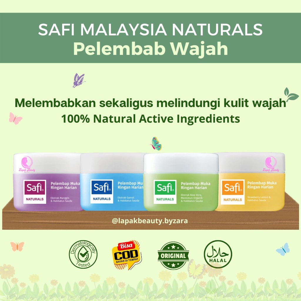 Safi Cream Krim Pelembab Wajah Moisturizer Wajah Safi Malaysia Cream Brightening
