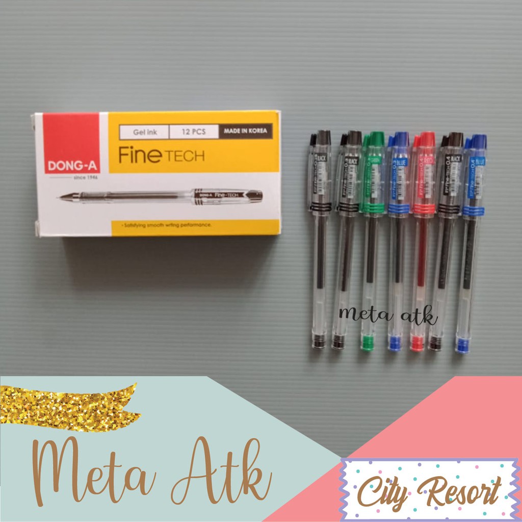 

Pulpen Fine Tech gel Dong-A (12pc