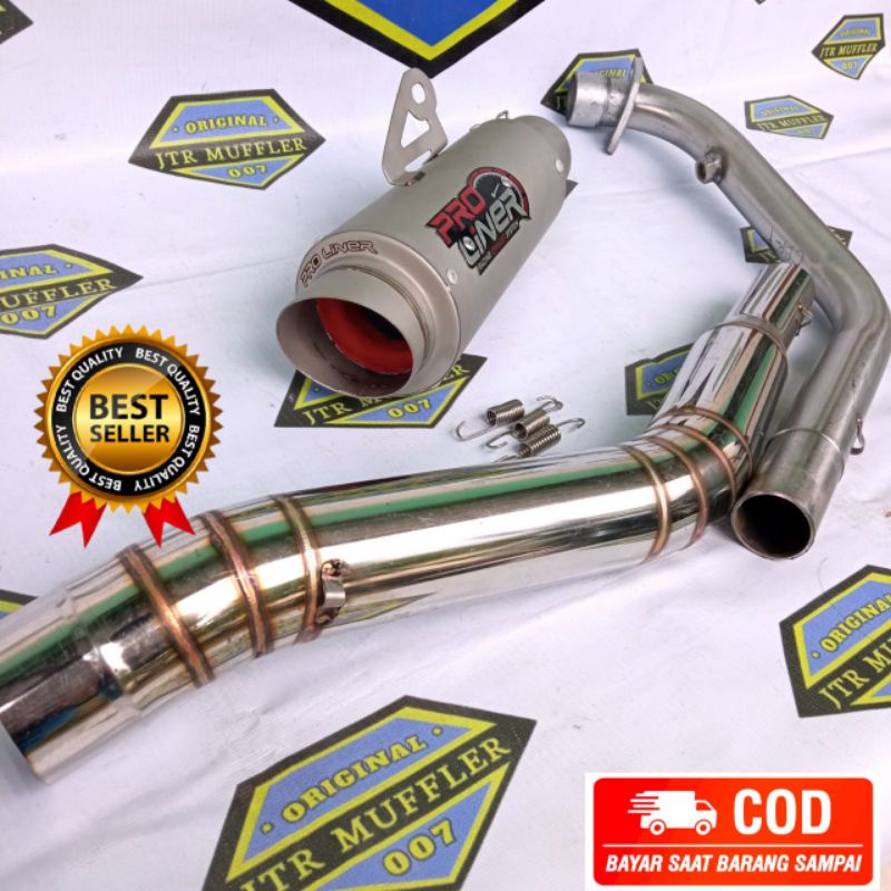 Knalpot PROLINER TR1 short CBR150R CBR 150R NEW 2021 CB150R NEW fullset pnp