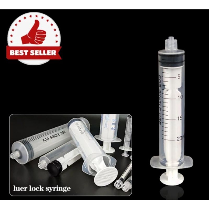 syringe suntikan spuit 20 ml jarum panjang Refill parfum tinta printer