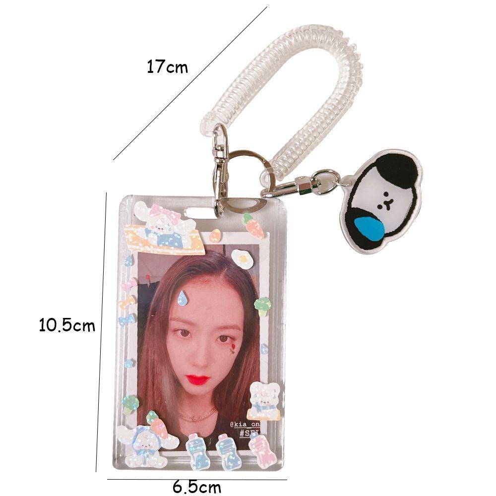 Populer Kpop Photocard Holder Acrylic Portable Anti Air Transparan Bening Lengan Photocard